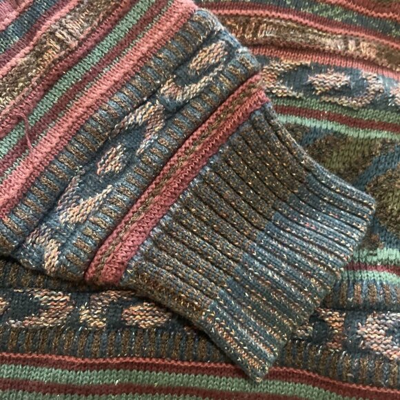 Vintage Tricots St Raphael Sweater Mens XL Cotton Blend  Crewneck Pullover - Picture 10 of 10